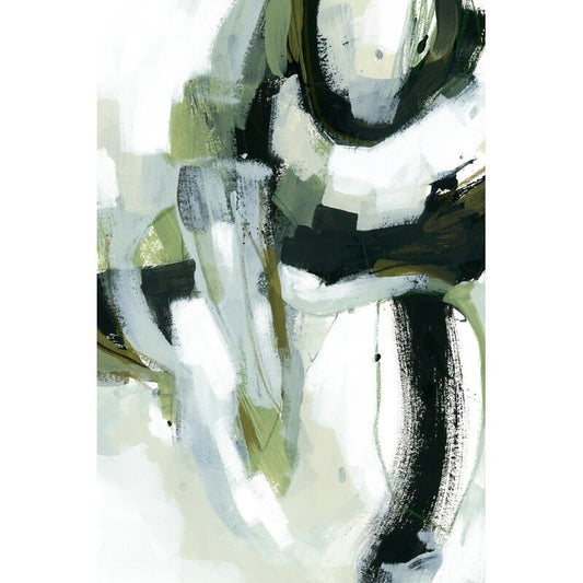 Abstract Green Onyx Oil Painting