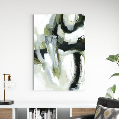 Abstract Green Onyx Oil Painting