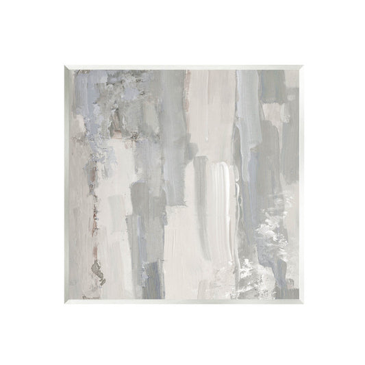 Contemporary Grey Abstract Oil Painting for Modern Home Decor