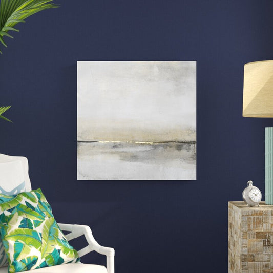 Serene Abstract Landscape Oil Painting