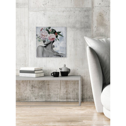 Radiant Floral Elegance: Captivating Oil Painting of Beauty and Nature