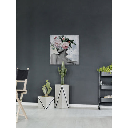 Radiant Floral Elegance: Captivating Oil Painting of Beauty and Nature