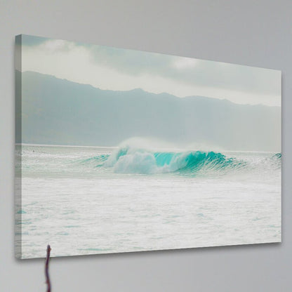 Serene Turquoise Wave Oil Painting