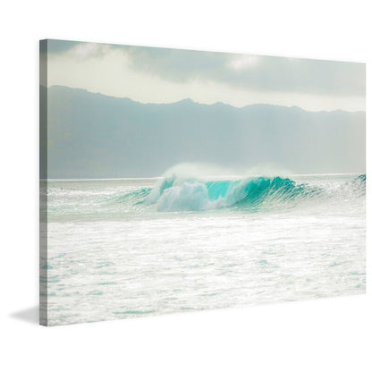Serene Turquoise Wave Oil Painting