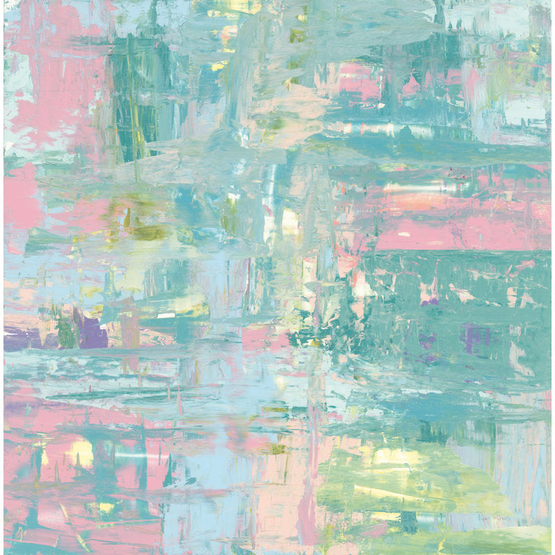 Colorful Abstract Landscape Oil Painting on Canvas