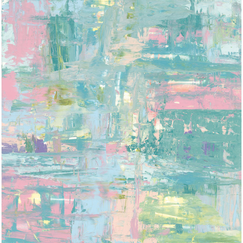 Colorful Abstract Landscape Oil Painting on Canvas