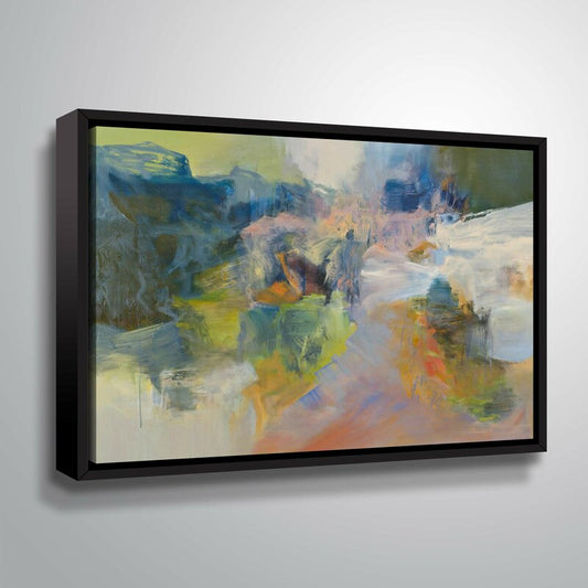 Abstract Landscape Art - Colorful Oil Painting for Modern Home Decor