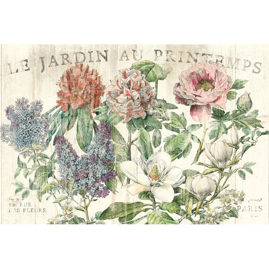 Spring Garden Floral Oil Painting