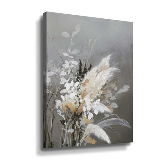Elegant Floral Abstract Oil Painting for Modern Home Decor