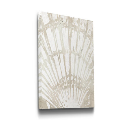 Tropical Linen Art Print - Elegant Wall Decor for Beach-Inspired Interiors
