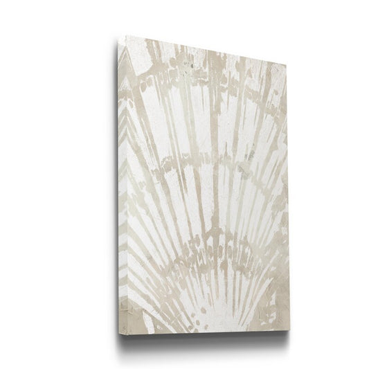 Tropical Linen Art Print - Elegant Wall Decor for Beach-Inspired Interiors