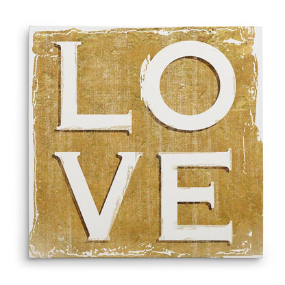 Chic Love Oil Painting for Modern Home Decor - Elegant Wall Art