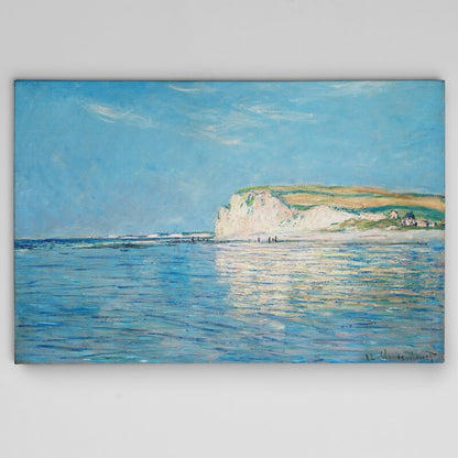 Claude Monet Low Tide at Pourville Coastal Impressionist Oil Painting