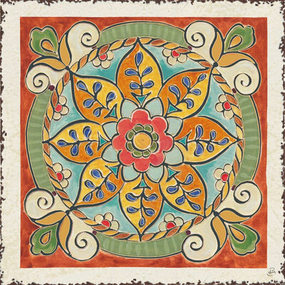 Vibrant Mediterranean Floral Oil Painting for Home Decor