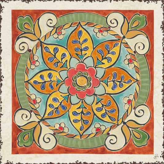 Vibrant Mediterranean Floral Oil Painting for Home Decor