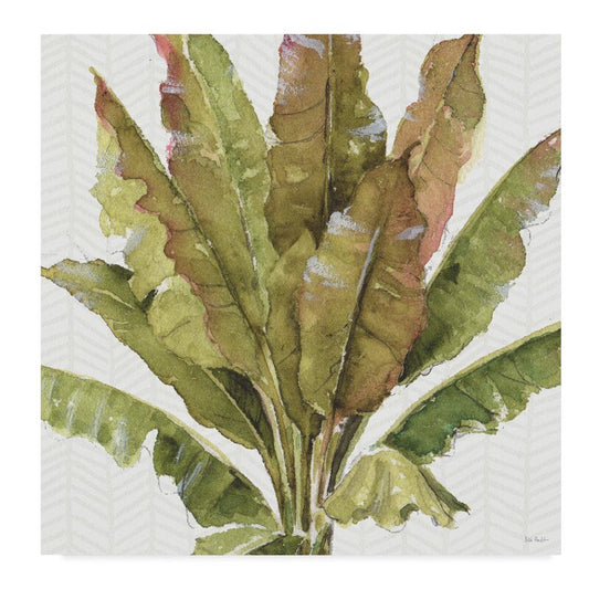 Lush Green Abstract Oil Painting