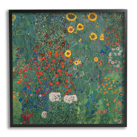 Vibrant Flower Garden Oil Painting