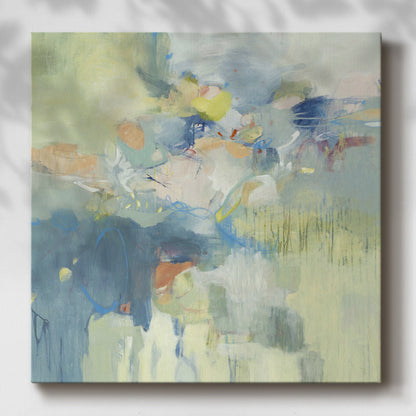 Emotional Abstract Oil Painting for Serene Home Decor