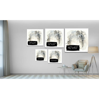 Abstract Monochrome Painting for Modern Home Decor and Artistic Expression