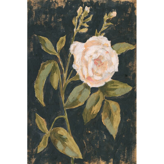 Elegant Floral Oil Painting - Moody Blooms