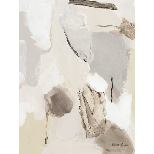 Muted Abstract Oil Painting for Modern Home Decor