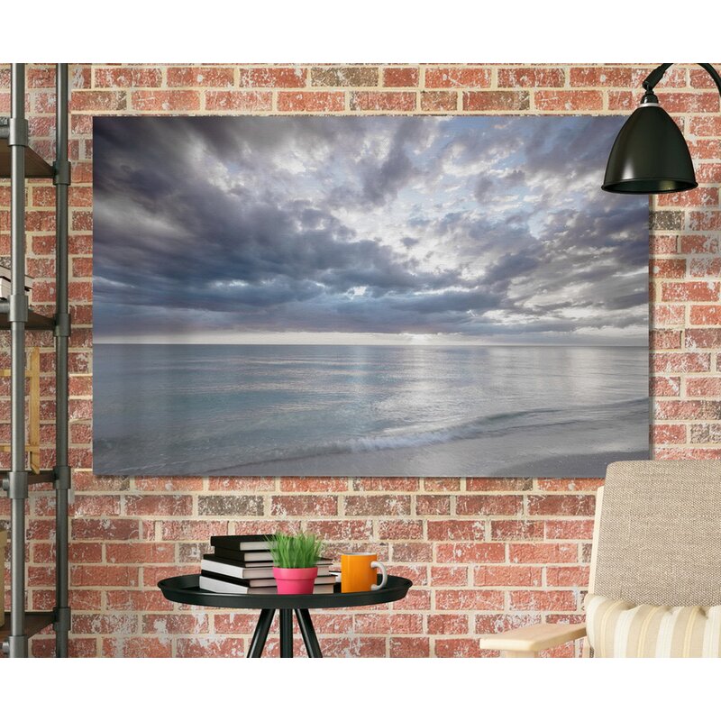 Serene Naples Seascape: Captivating Oil Painting of Tranquil Waters and Dramatic Skies