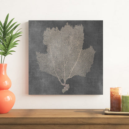 Elegant Sea Fan Oil Painting for Coastal Home Decor