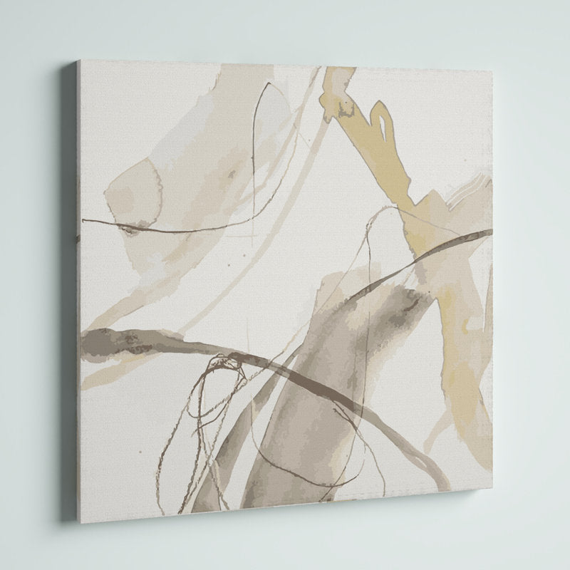 Abstract Neutral Oil Painting for Modern Home Decor and Art Lovers