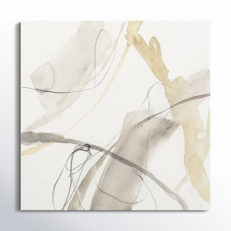 Abstract Neutral Oil Painting for Modern Home Decor and Art Lovers