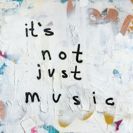 Expressive Abstract Oil Painting - It's Not Just Music