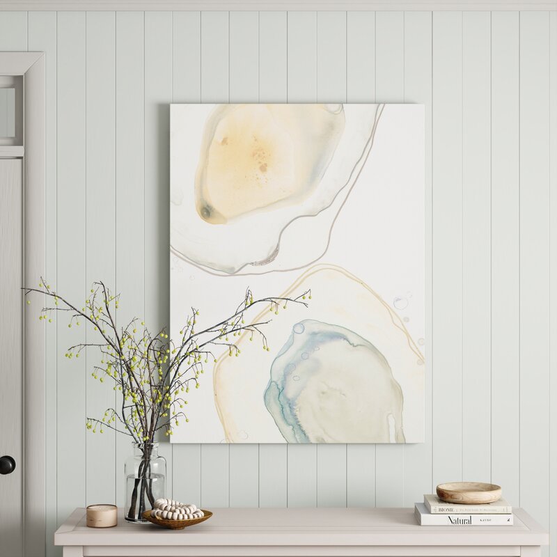 Abstract Ocean Oysters Art - Elegant Coastal Decor for Modern Homes