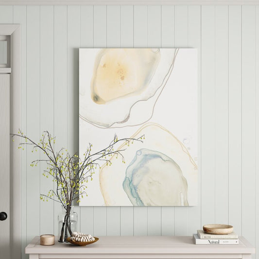 Abstract Ocean Oysters Art - Elegant Coastal Decor for Modern Homes
