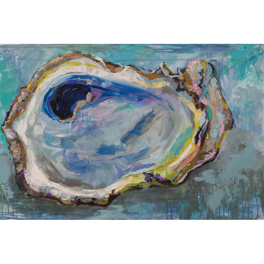 Vibrant Abstract Oyster Painting