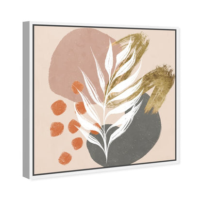 Serene Floral Abstract Oil Painting for Modern Home Decor