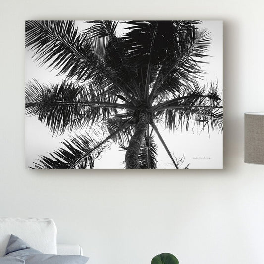 Stunning Black and White Palm Tree Canvas Art for Modern Home Decor