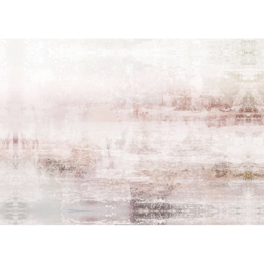 Serene Pink Abstract Canvas Art for Modern Home Decor