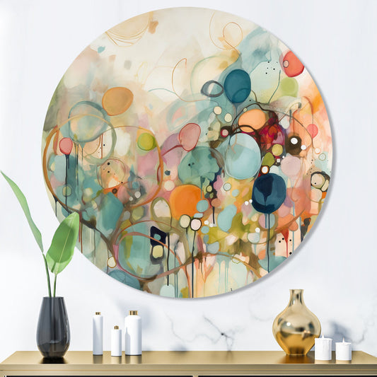 Colorful Abstract Fluid Art - Contemporary Oil Painting for Modern Decor
