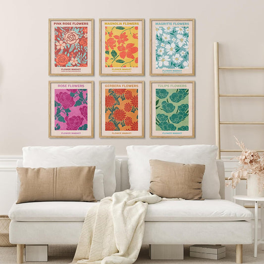 Vibrant Floral Garden Oil Painting Set for Nature Lovers