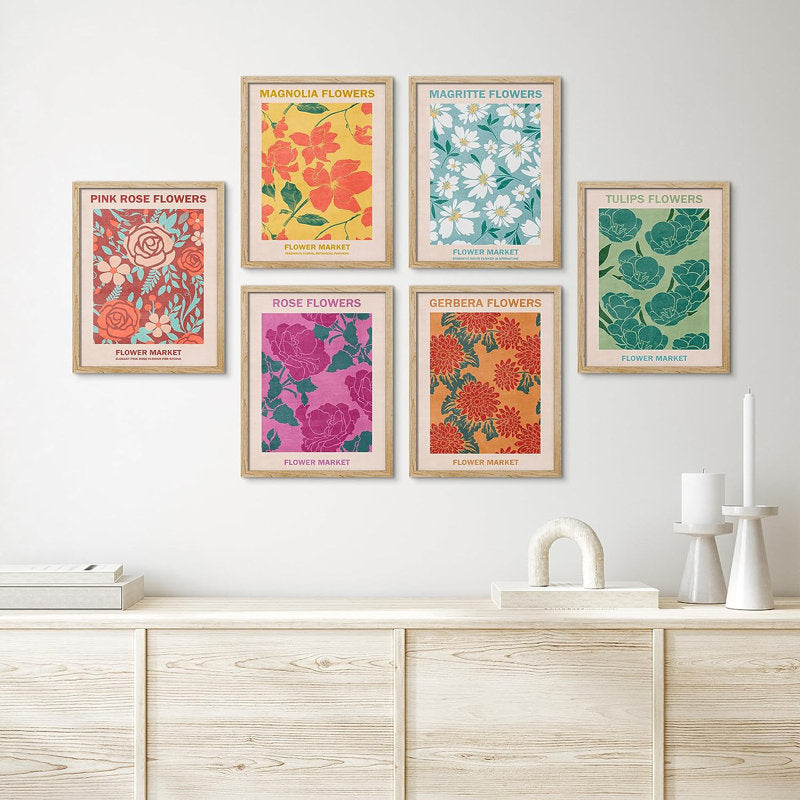 Vibrant Floral Garden Oil Painting Set for Nature Lovers