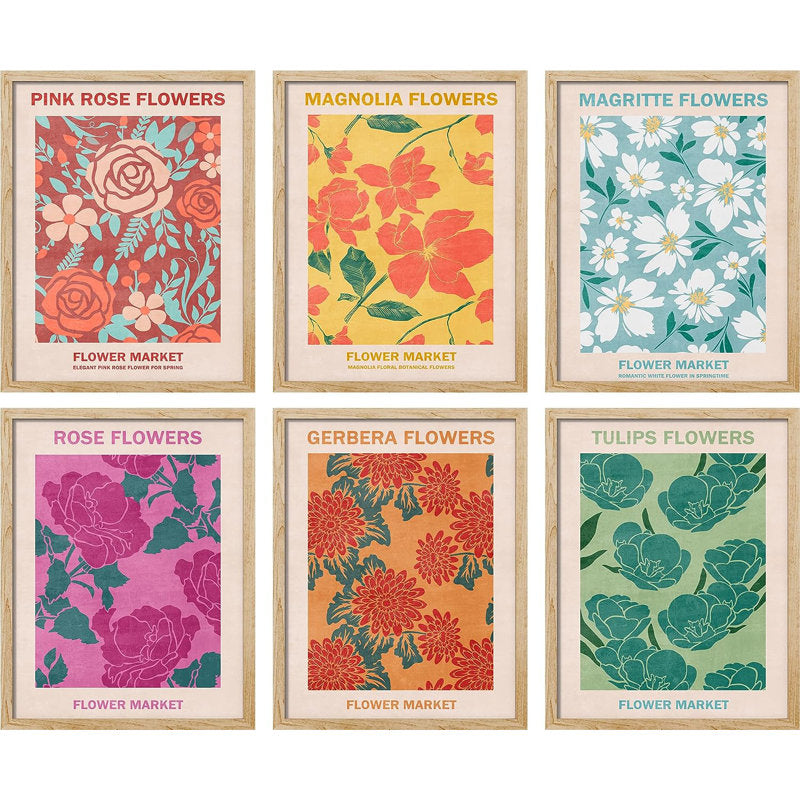 Vibrant Floral Garden Oil Painting Set for Nature Lovers