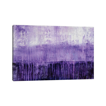 Stunning Purple Abstract Oil Painting for Modern Home Decor