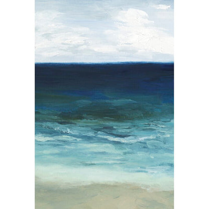 Ocean Serenity Abstract Oil Painting