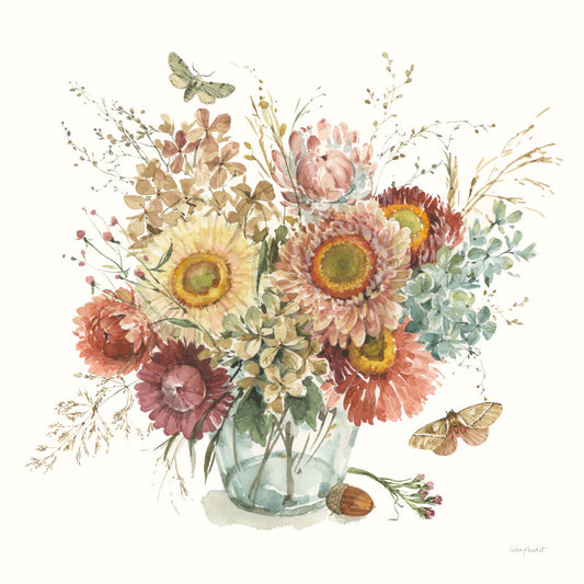 Vibrant Floral Bouquet Oil Painting