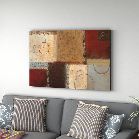 Abstract Colorful Oil Painting for Contemporary Home Décor and Artistic Inspiration