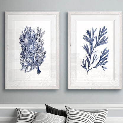 Underwater Seaweed Art - Elegant Oil Painting Set for Coastal Decor