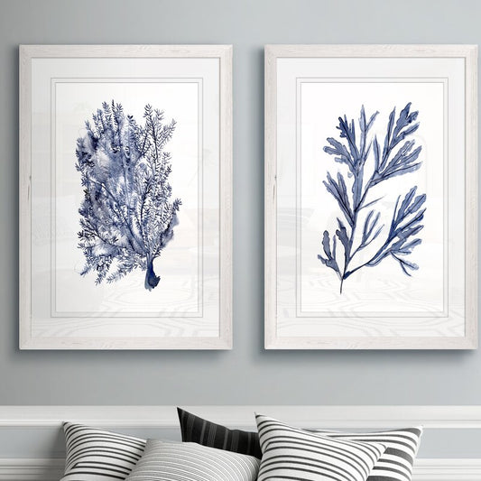 Underwater Seaweed Art - Elegant Oil Painting Set for Coastal Decor