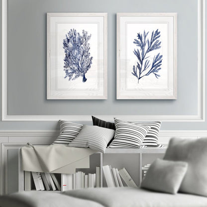 Underwater Seaweed Art - Elegant Oil Painting Set for Coastal Decor