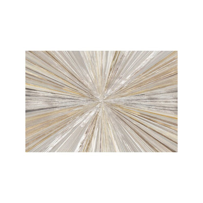 Elegant Abstract Oil Painting with Radiant Light and Texture