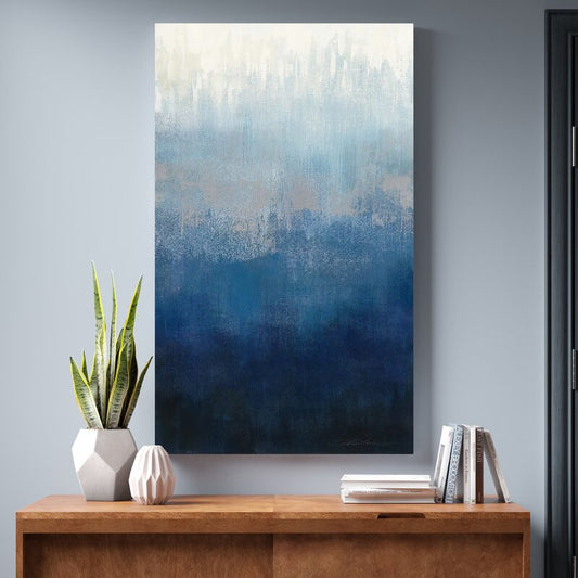 Serene Ocean Horizon Oil Painting