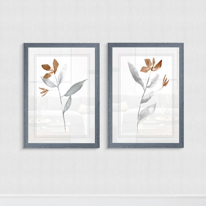 Elegant Floral Duo Oil Painting Set